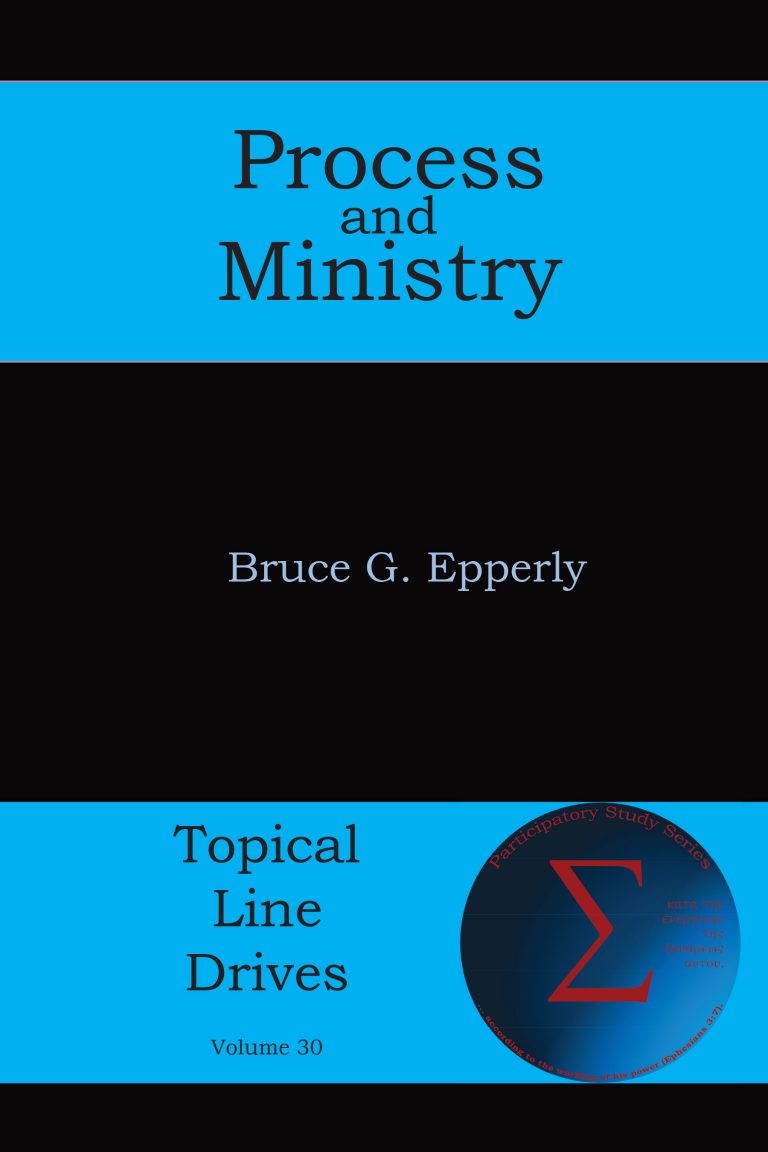 Topical Line Drive 30 – Process and Ministry